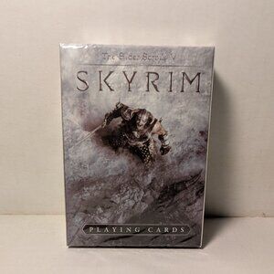 The Elder Scrolls Skyrim Playing Cards Unique Illustrations 54 Card Deck Poker
